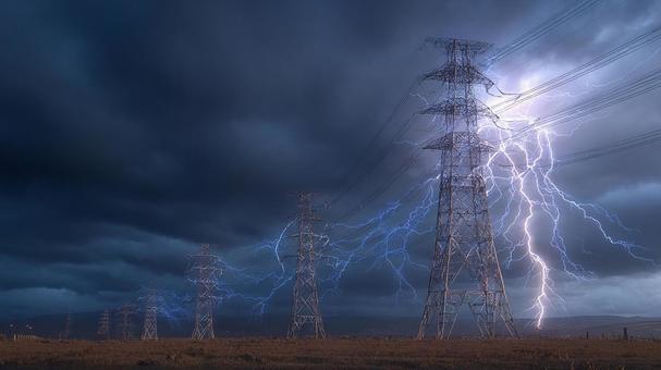 コピースペースのある危険な空 コピースペースのある危険な空の写真