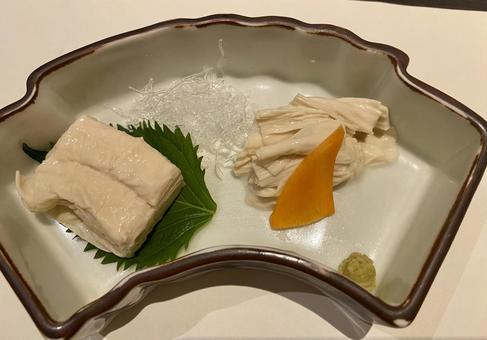 美味しそうな湯葉のお造り 食事,食べ物,おいしいの写真素材