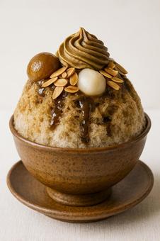 大人のほうじ茶かき氷 大人のほうじ茶かき氷の写真