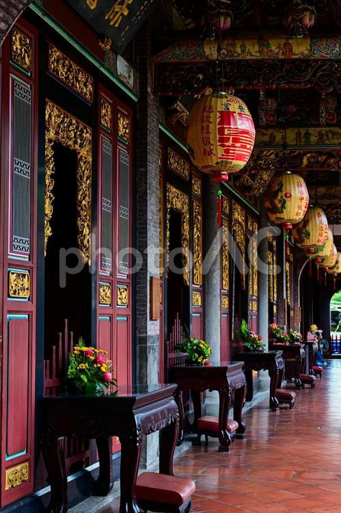 台湾・台北 大龍峒保安宮 台湾,台北,大龍峒の写真素材