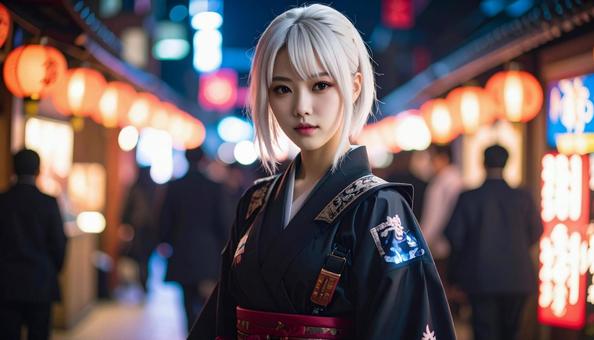 近未来のネオ日本の女性A 近未来のネオ日本の女性Aの写真