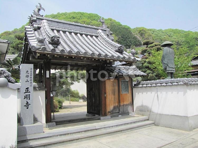 【風景写真】正明寺(広島県三原市)の風景 正明寺,浄土真宗,寺社仏閣の写真素材