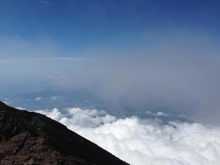 登山中の景色 登山,山登り,環境の写真素材