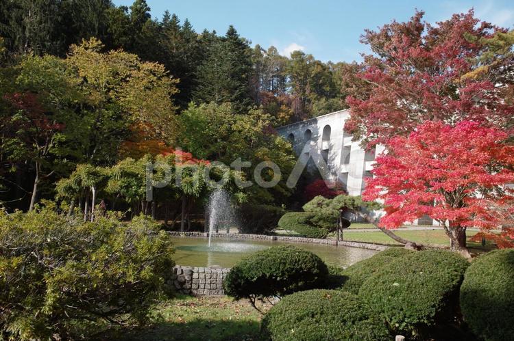 函館　赤川水源地 秋,函館,赤川水源地の写真素材