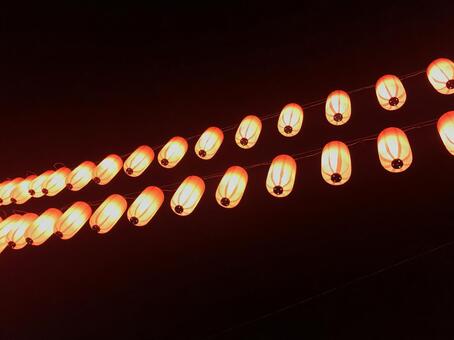ちょうちん ちょうちん,夏祭り,お祭りの写真素材