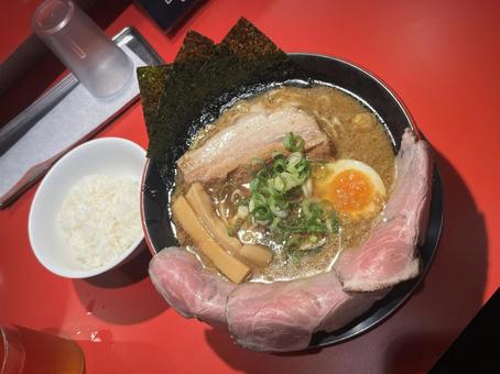ラーメンライスセット ラーメンライスセット ラーメン,料理,グルメの写真素材