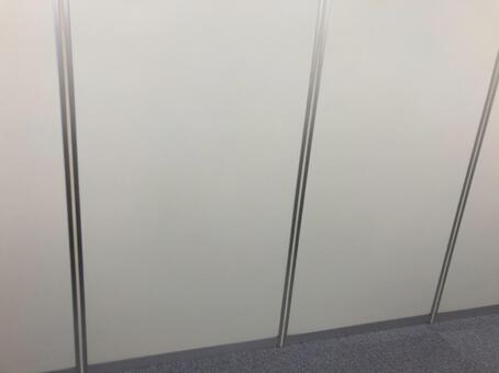 壁の白いパーテーション パーテーション,白い,壁の写真素材