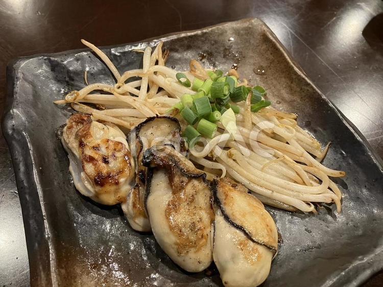 牡蠣ともやし 牡蠣,もやし,炒めるの写真素材