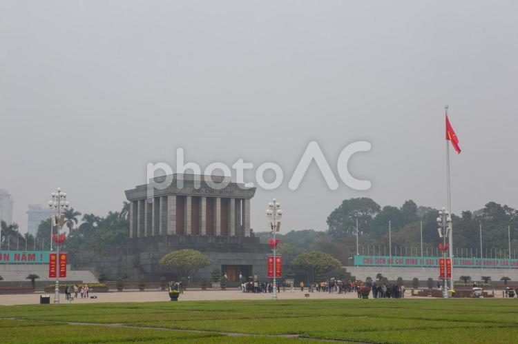 ホーチミン廟　ベトナム ホーチミン廟,ホー・チミン廟,ベトナムの写真素材