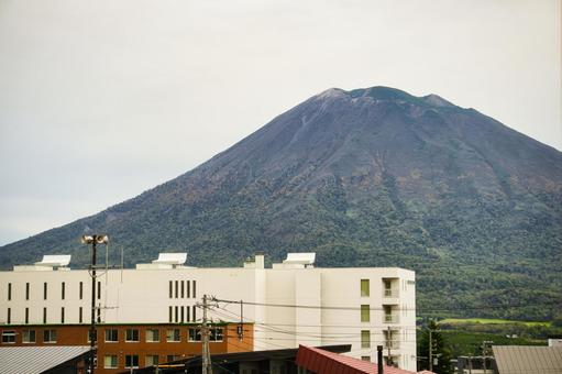羊蹄山 羊蹄山,ニセコ,ドライブの写真素材