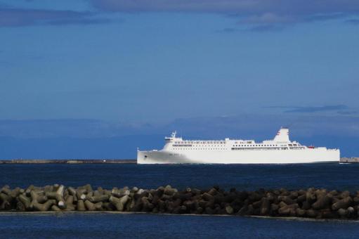 船 船,青空,スペースの写真素材