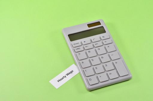 Hourly wageで人件費のイメージ Hourly wageで人件費のイメージの写真