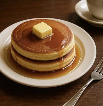 純喫茶風ホットケーキ 純喫茶風ホットケーキの写真