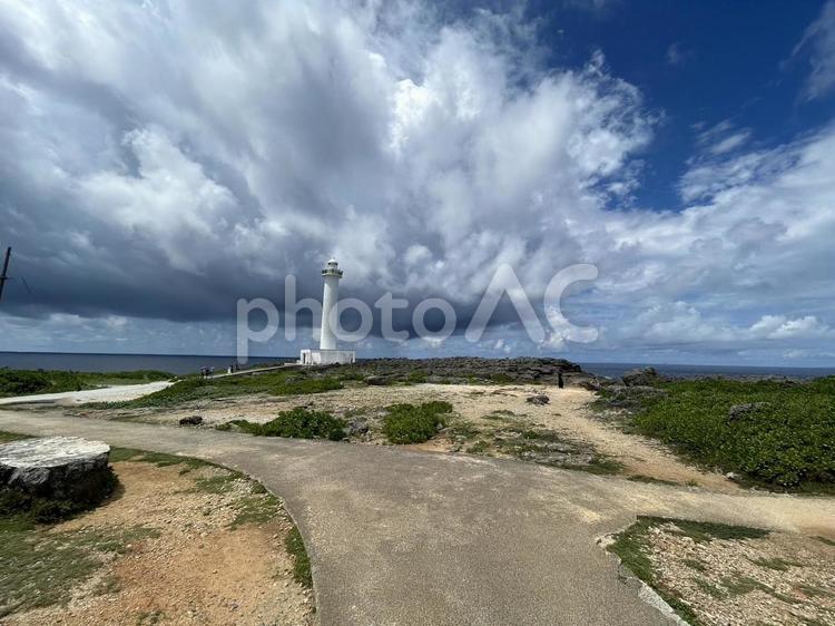 夏　景色　灯台 海,灯台,エメラルドグリーンの写真素材