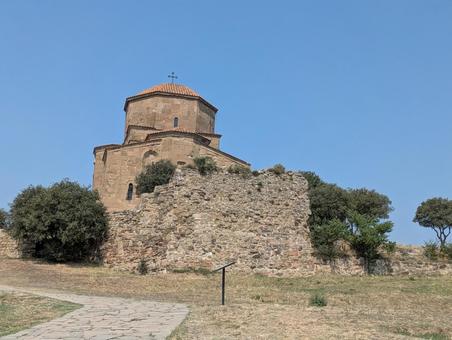 ジュワリ修道院 ジュワリ修道院,修道院,ジョージア正教の写真素材