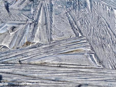 氷紋 氷紋,ひょうもん,氷の写真素材