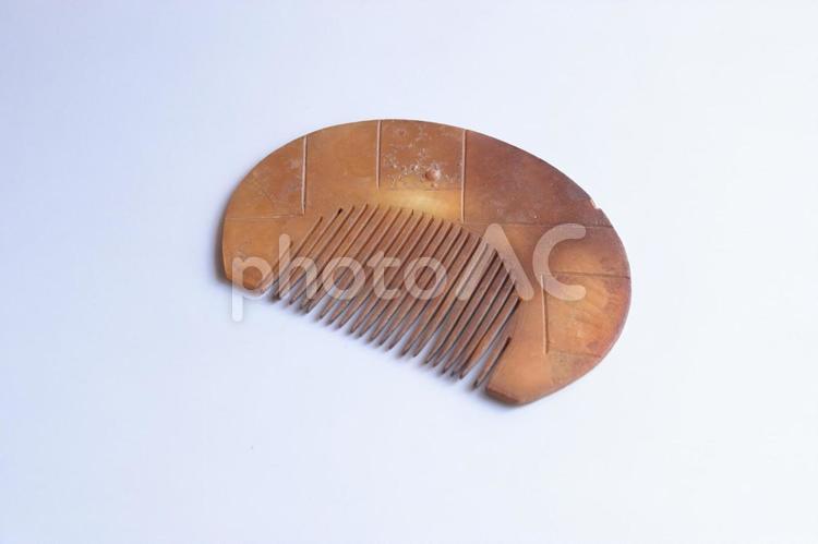 昭和時代に使われていた古い櫛　かんざし 櫛,簪,かんざしの写真素材