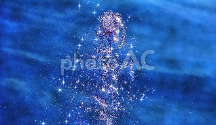 噴水・光エフェクト 噴水,光,エフェクトの写真素材
