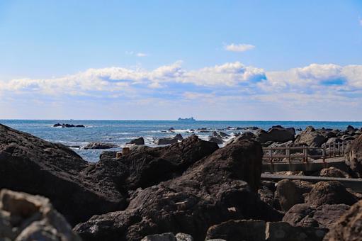 室戸岬4 ビシャゴ岩付近の写真