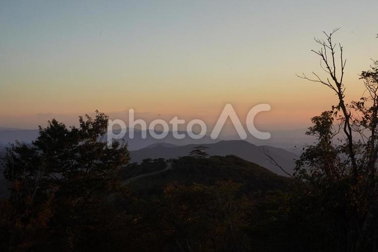 日本の夕焼け 日本,夕日,サンセットの写真素材