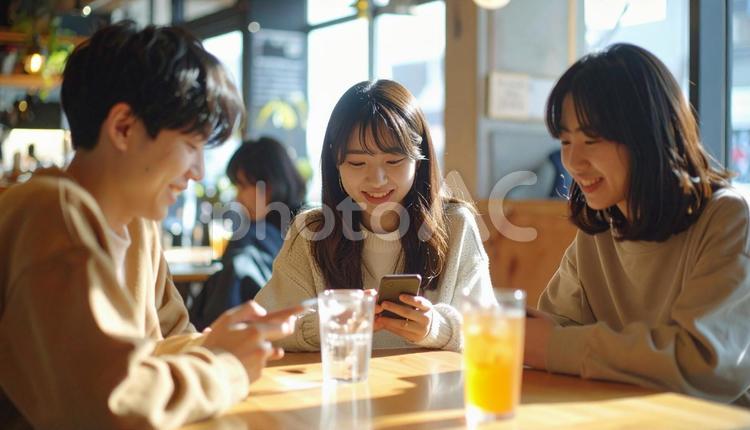 放課後のイメージ 人物,女性,20代の写真素材