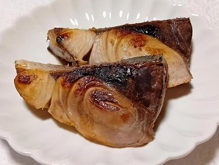 ぶりの塩焼き ぶりの塩焼き,鰤の塩焼き,和食の写真素材