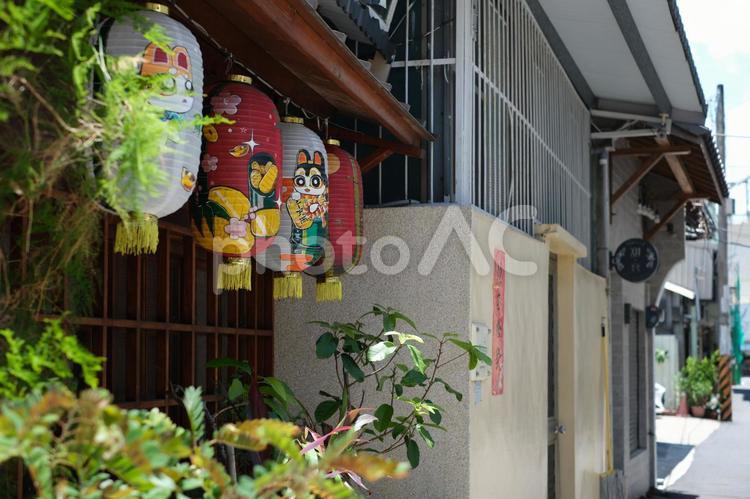 台湾台南神農街の提灯１ 神農街,台湾,台南の写真素材