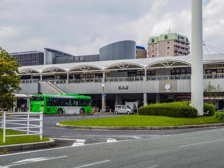【福岡県】北九州市・戸畑駅南口 戸畑駅,戸畑駅南口,北九州市の写真素材