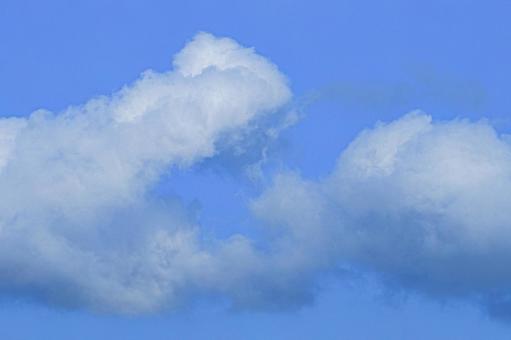 青空と雲 青空と雲の写真