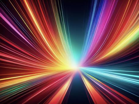 派手なグラデ_AS000007の写真