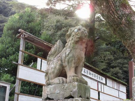島根県-美保神社-狛犬 島根県-美保神社-狛犬の写真