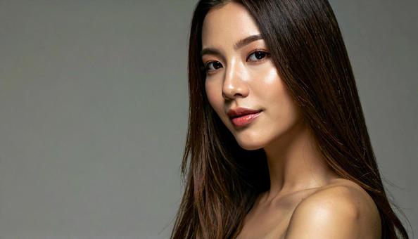 ビューティイメージ 肌がキレイな女性 ビューティイメージ 肌がキレイな女性の写真