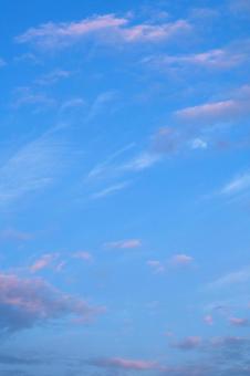青空と白い雲 青空と白い雲の写真