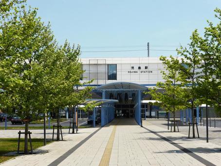 Photo, jr kojima station, kurabo city, jr west japan, 