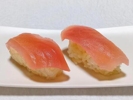 マグロ　握り寿司　赤酢シャリ マグロ,握り寿司,日本料理の写真素材