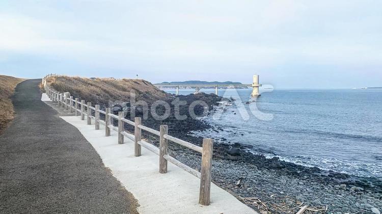 波戸岬の玄海海中展望塔 波戸岬,玄海海中展望塔,展望塔の写真素材