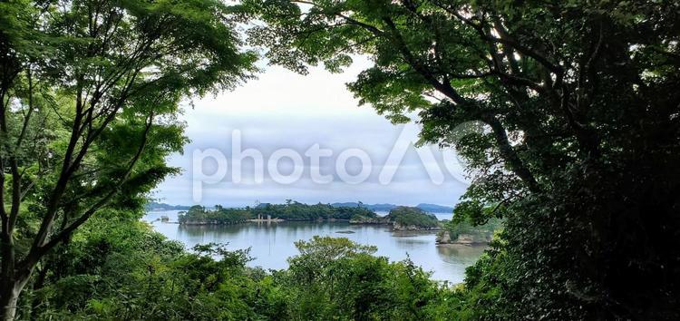 自然のフォトフレーム 観光地,絶景,松島の写真素材