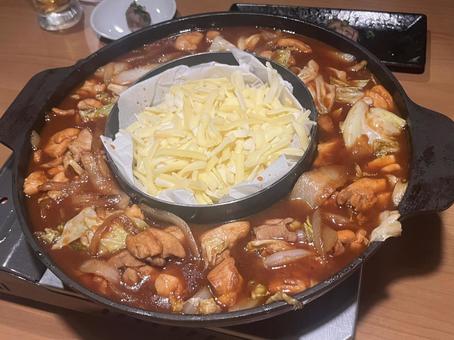 チーズタッカルビ チーズタッカルビ チーズタッカルビ,チーズ,食べ物の写真素材