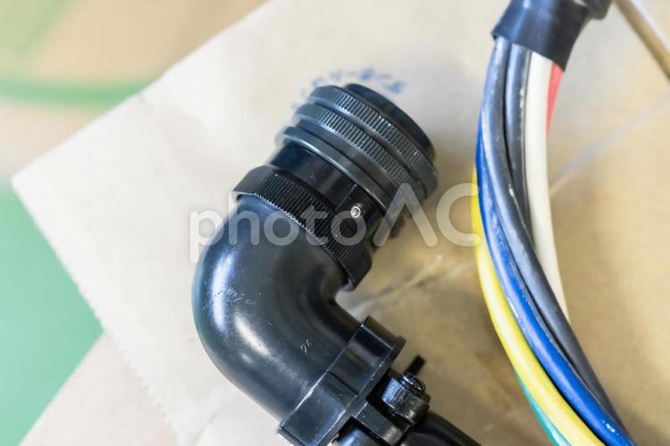 工業用の電線イメージ 電線,電線加工,ケーブルハーネスの写真素材