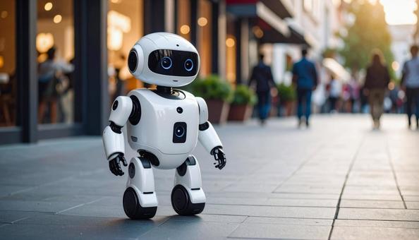 二足歩行のロボット 二足歩行のロボットの写真