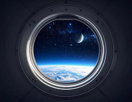 宇宙船からの眺めの写真