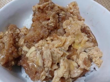 チキンカツ丼 チキンカツ丼 チキンカツ丼,チキンカツ,玉ねぎの写真素材