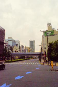 大崎広小路交差点 2 大崎広小路交差点 2 大崎広小路交差点,大崎広小路,交差点の写真素材