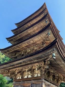 瑠璃光寺五重塔2 瑠璃光寺,五重塔,香山公園の写真素材