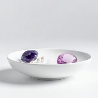 天然石と真珠の写真