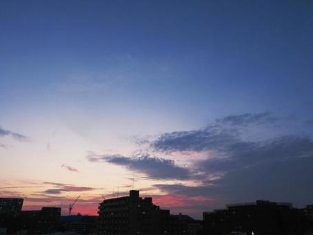 Sunset sky, JPG