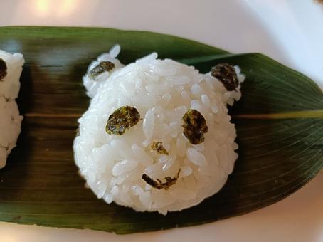 パンダおにぎり パンダおにぎり おにぎり,ご飯,米の写真素材