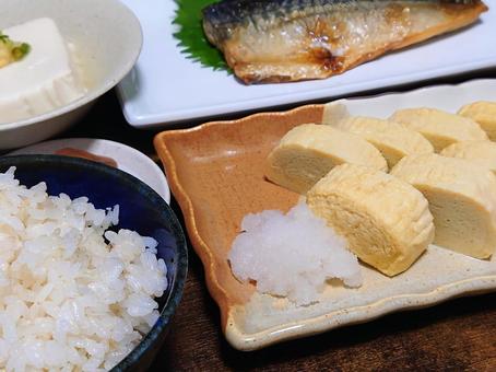和の食事 和の食事 ご飯,食事,焼き魚の写真素材