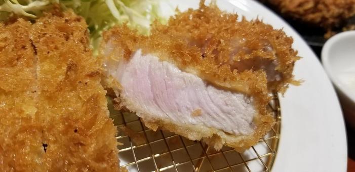 Photo, japanese food, pork cutlet, pork, 