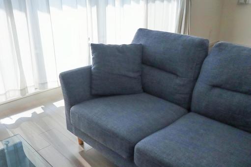 リビングのソファ ソファ,リビング,インテリアの写真素材